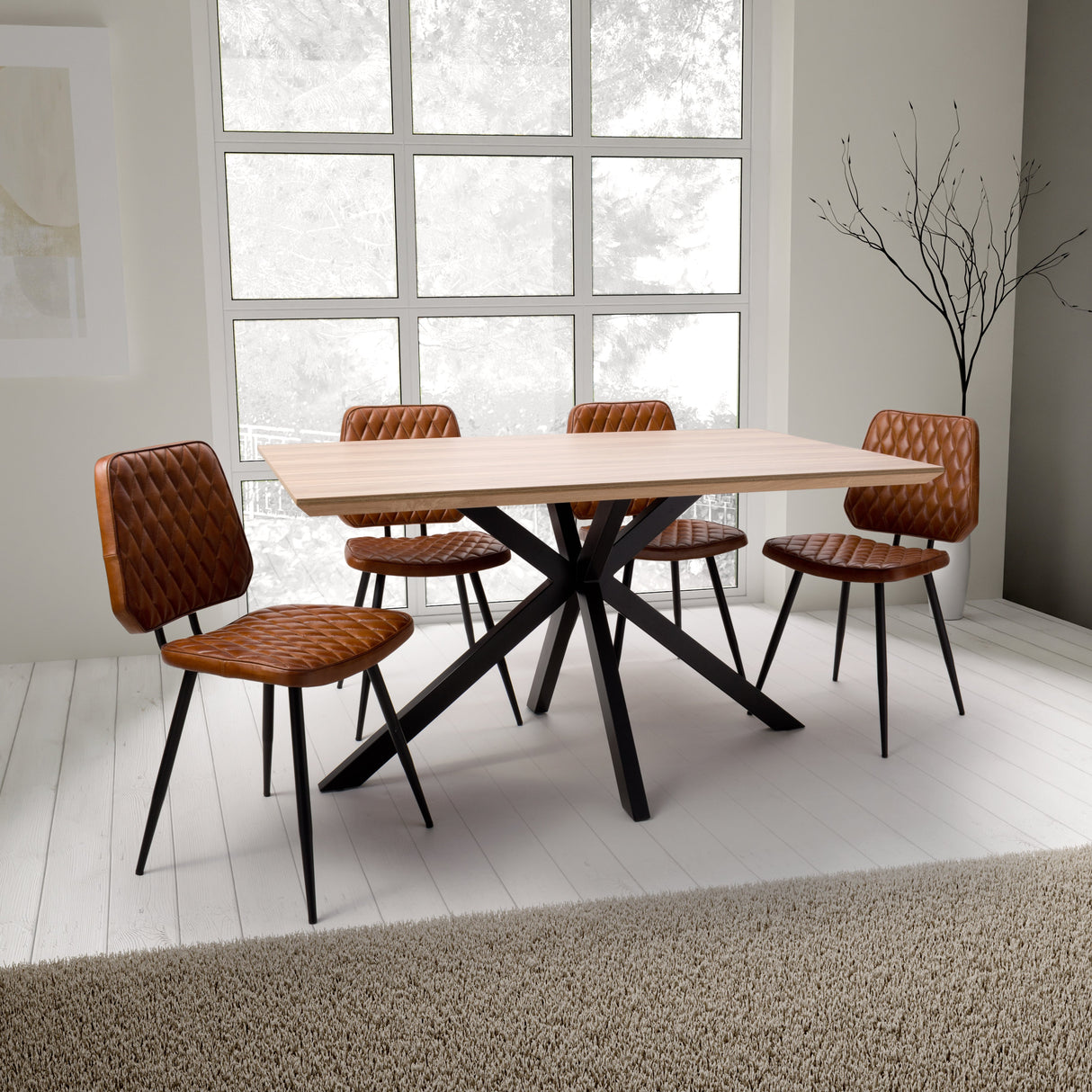 Furniture Link Dining Table Manhattan 1400mm Dining Table