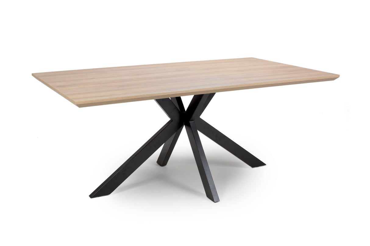 Furniture Link Dining Table Oak Manhattan 1800mm Dining Table