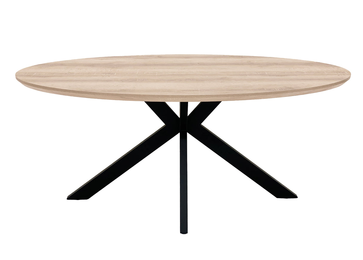 Furniture Link Dining Table Manhattan 1800mm Oval Dining Table