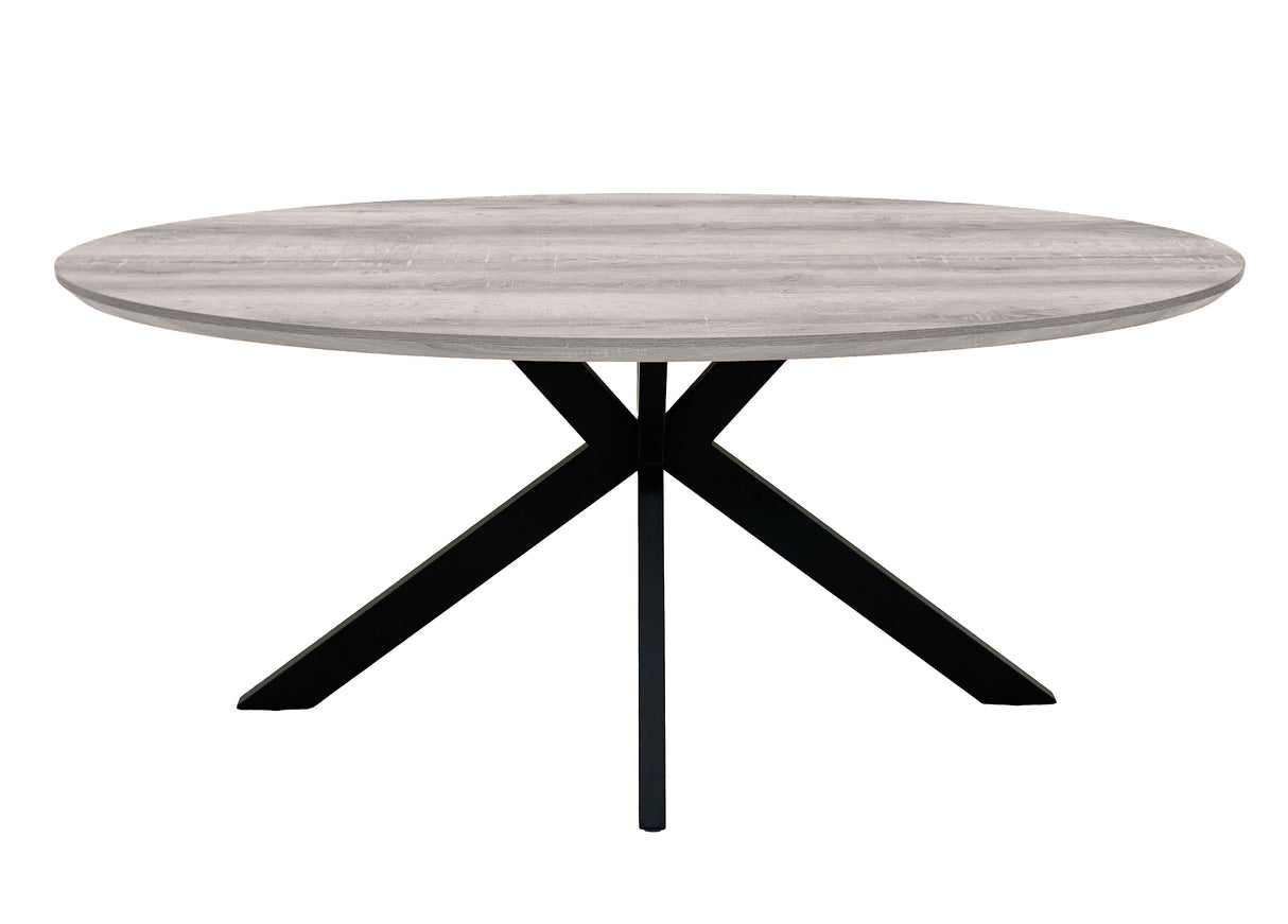 Furniture Link Dining Table Manhattan 1800mm Oval Dining Table