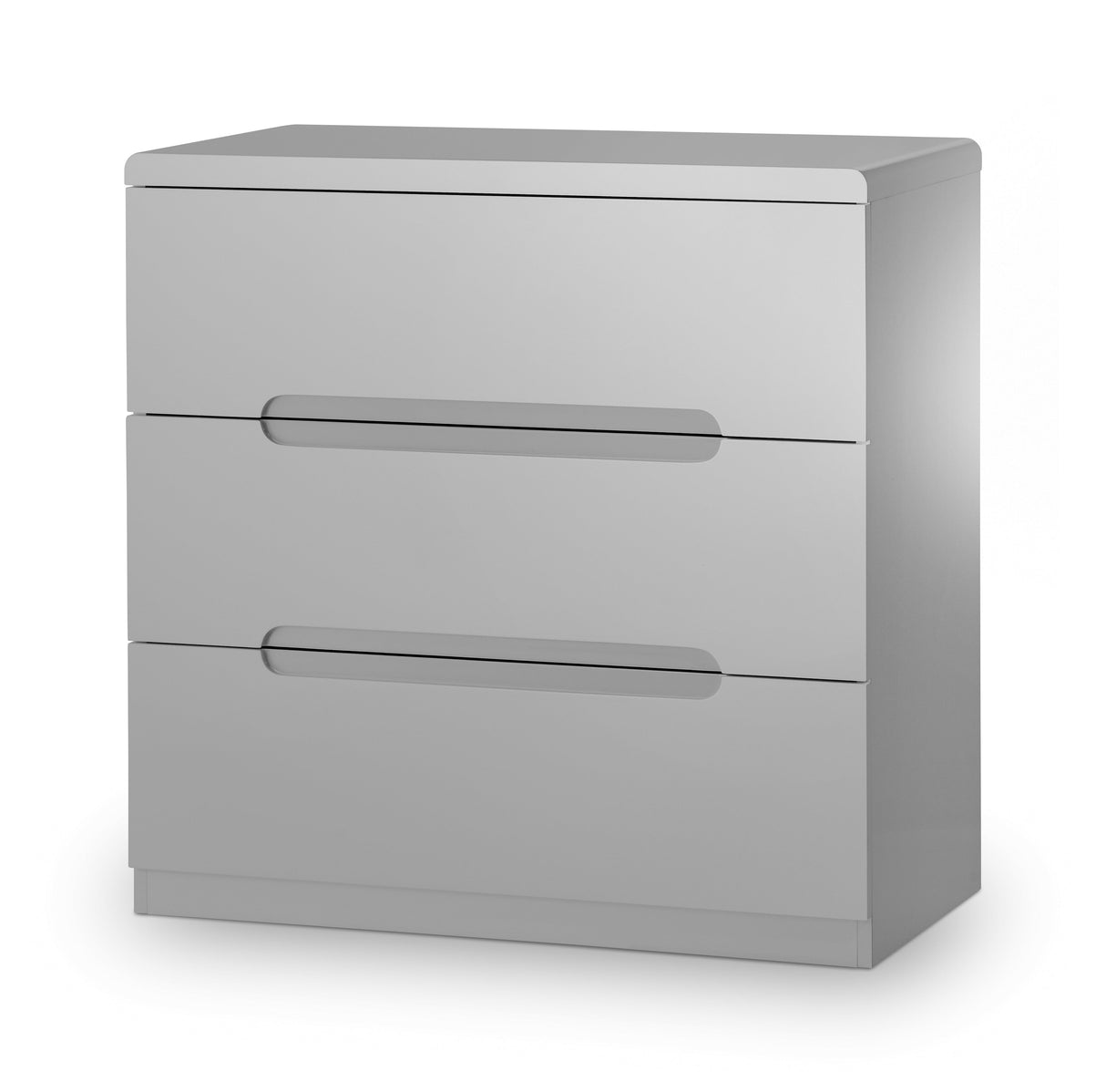 Julian Bowen Chests Manhattan 3 Drawer Chest - Grey