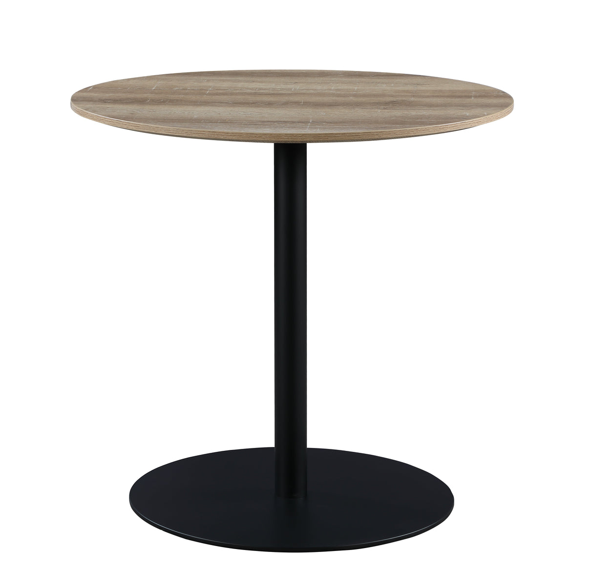 Furniture Link Dining Table Oak Manhattan 800mm Round Dining Table