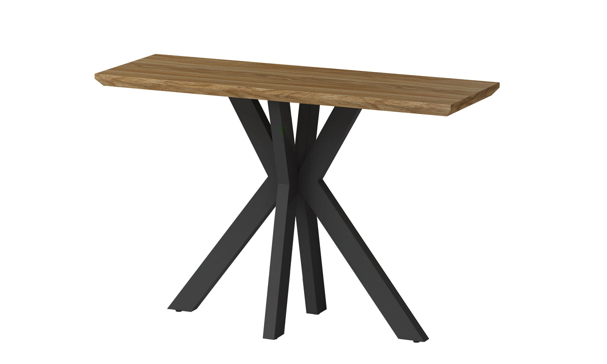 Furniture Link Console Table Light Walnut Manhattan Console Table