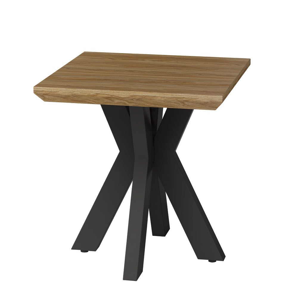 Furniture Link Side Table Light Walnut Manhattan Side Table