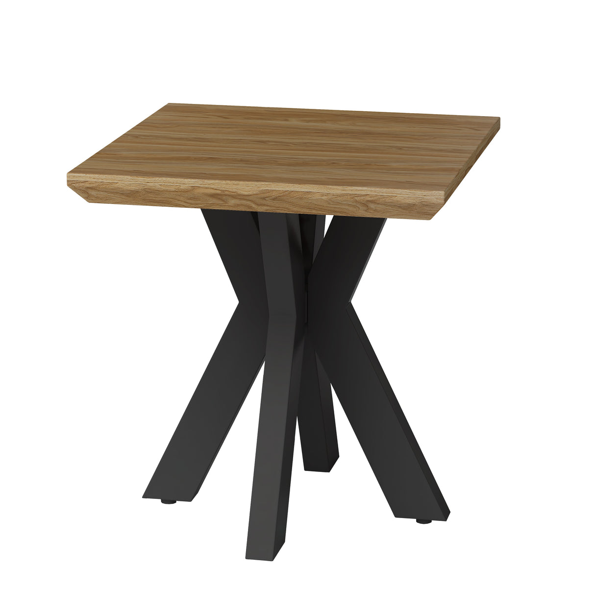 Furniture Link Side Table Light Walnut Manhattan Side Table