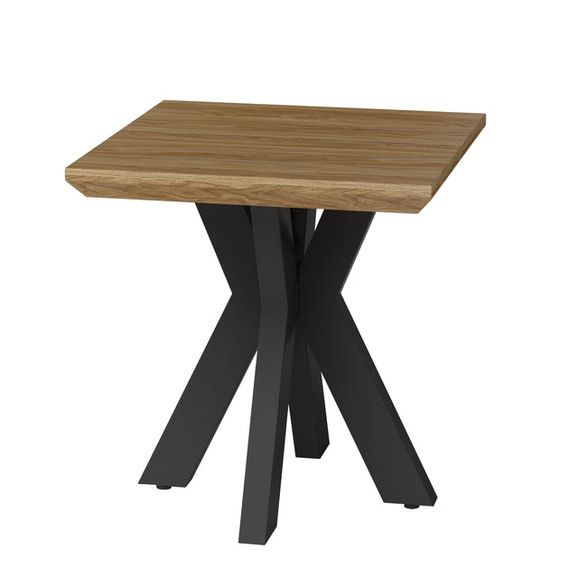 Furniture Link Side Table Light Walnut Manhattan Side Table