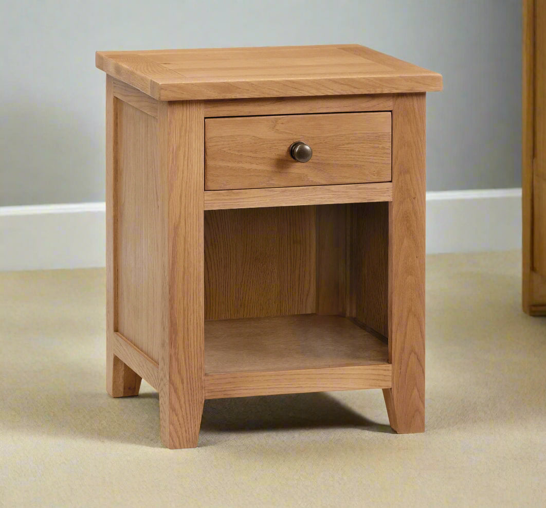 Julian Bowen Bedside Marlborough 1 Drawer Bedside