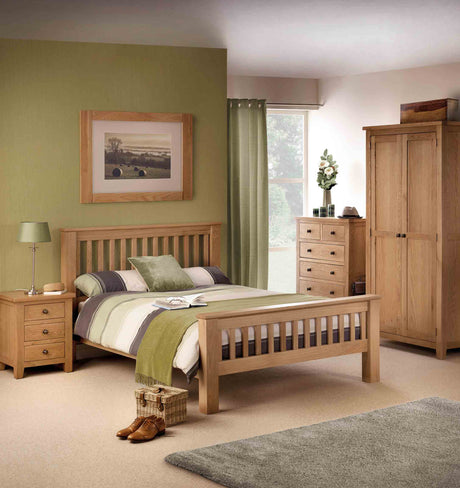 Julian Bowen Wardrobes Marlborough 2 Door Wardrobe