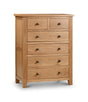 Julian Bowen Chests Marlborough 4+2 Drawer Chest