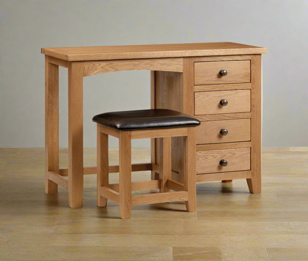 Julian Bowen Dressing Tables Marlborough Single Pedestal Dressing Table