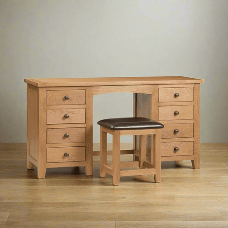 Julian Bowen Dressing Tables Marlborough Twin Pedestal Dressing Table