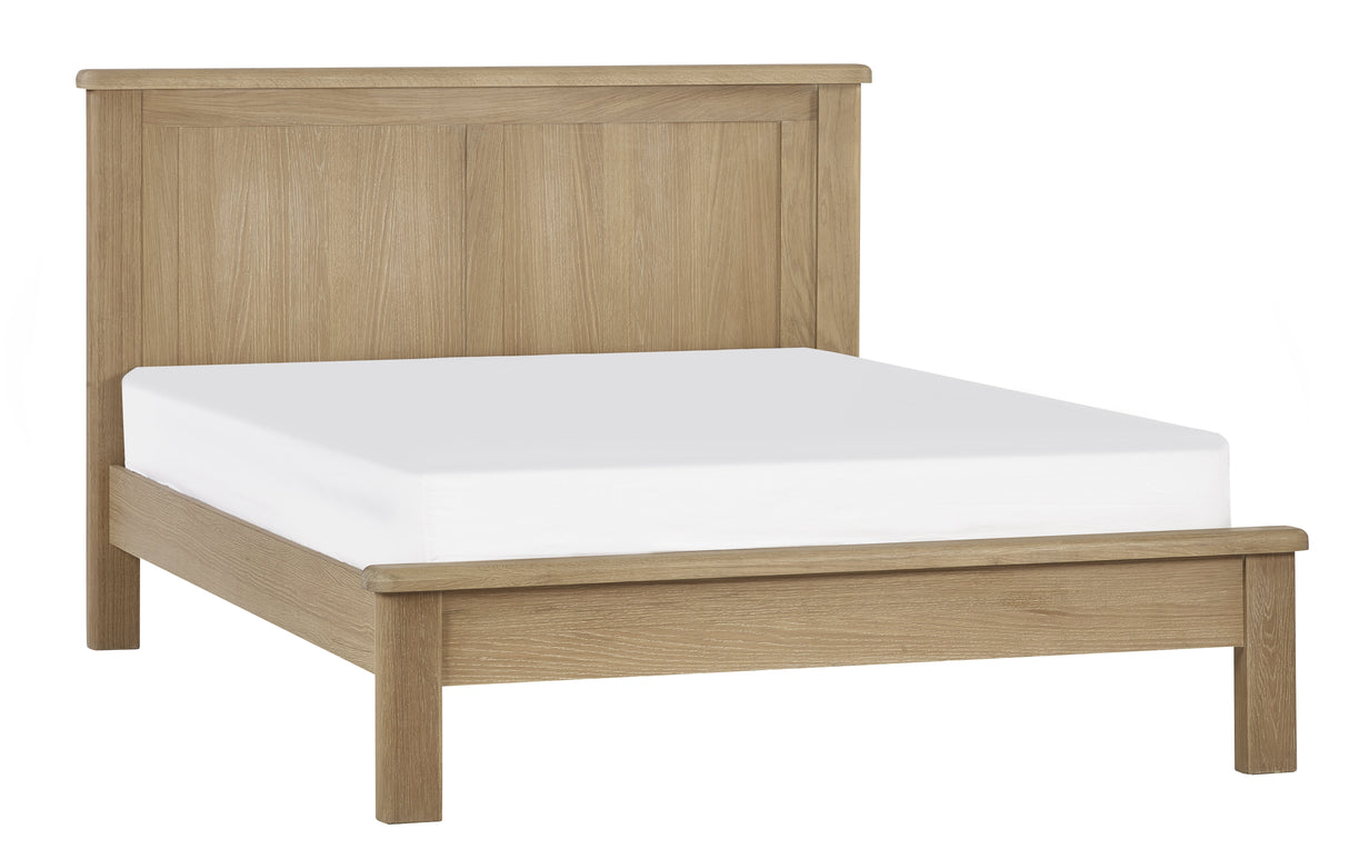 Julian Bowen Bed Memphis Limed Oak 150cm King Size Bed