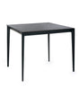 Julian Bowen Dining Tables Miami Square Stone Top Dining Table - Slate Grey