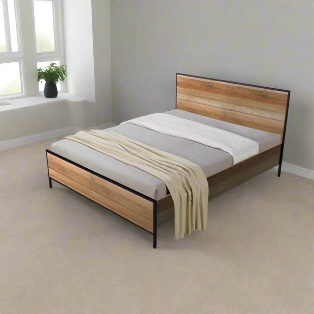 Heartlands Furniture Bed Frame Michigan Double Bed Frame
