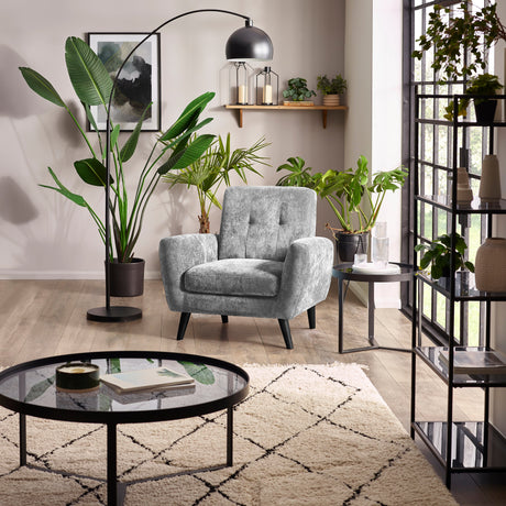 Julian Bowen Armchair Monza Chair - Dove