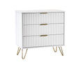 Julian Bowen Chests Murano 3 Drawer Chest - Matt White