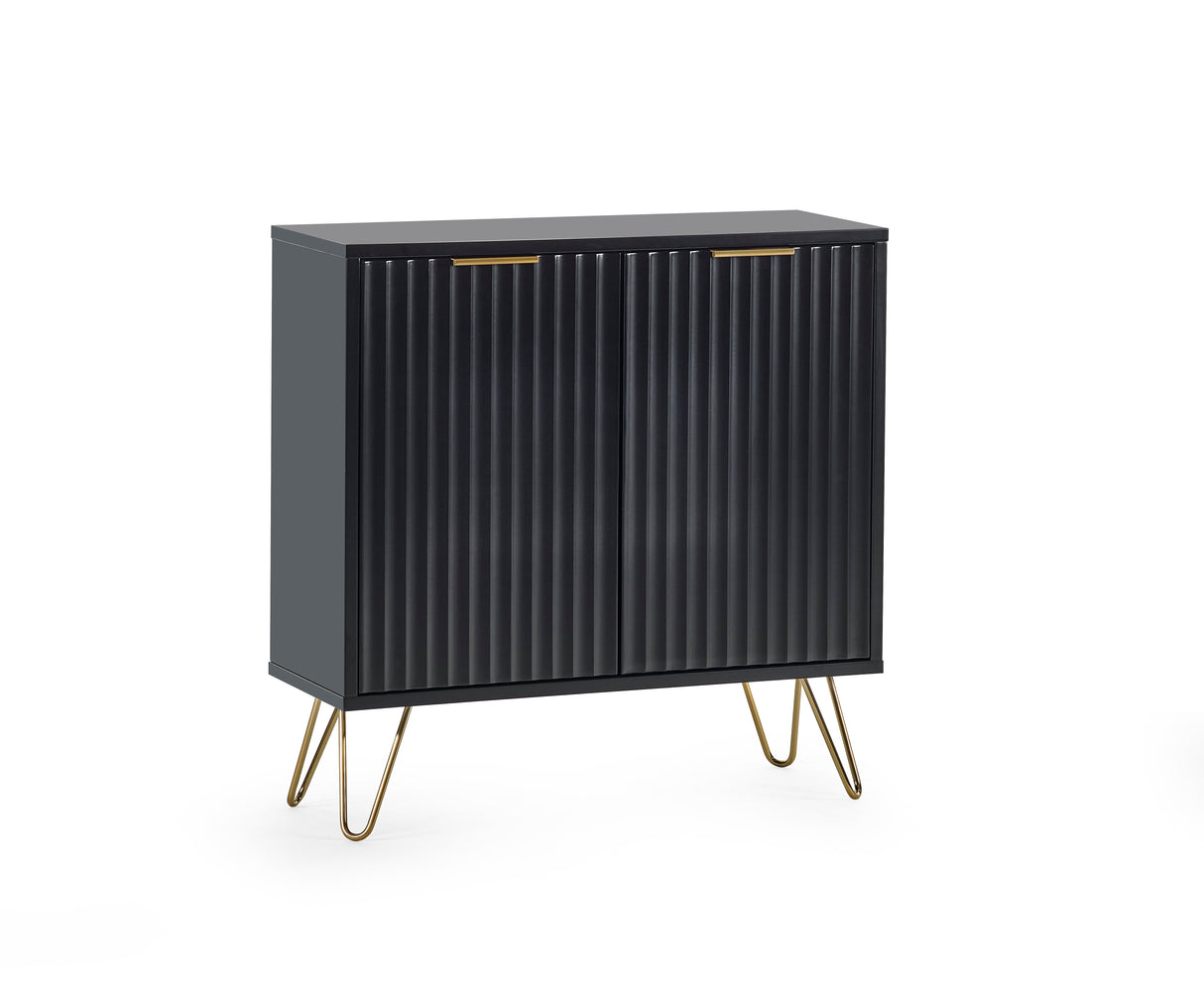 Julian Bowen Sideboards Murano Compact Sideboard - Matt Black