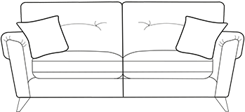 Alstons Sofa Nevada 3 Seater Sofa