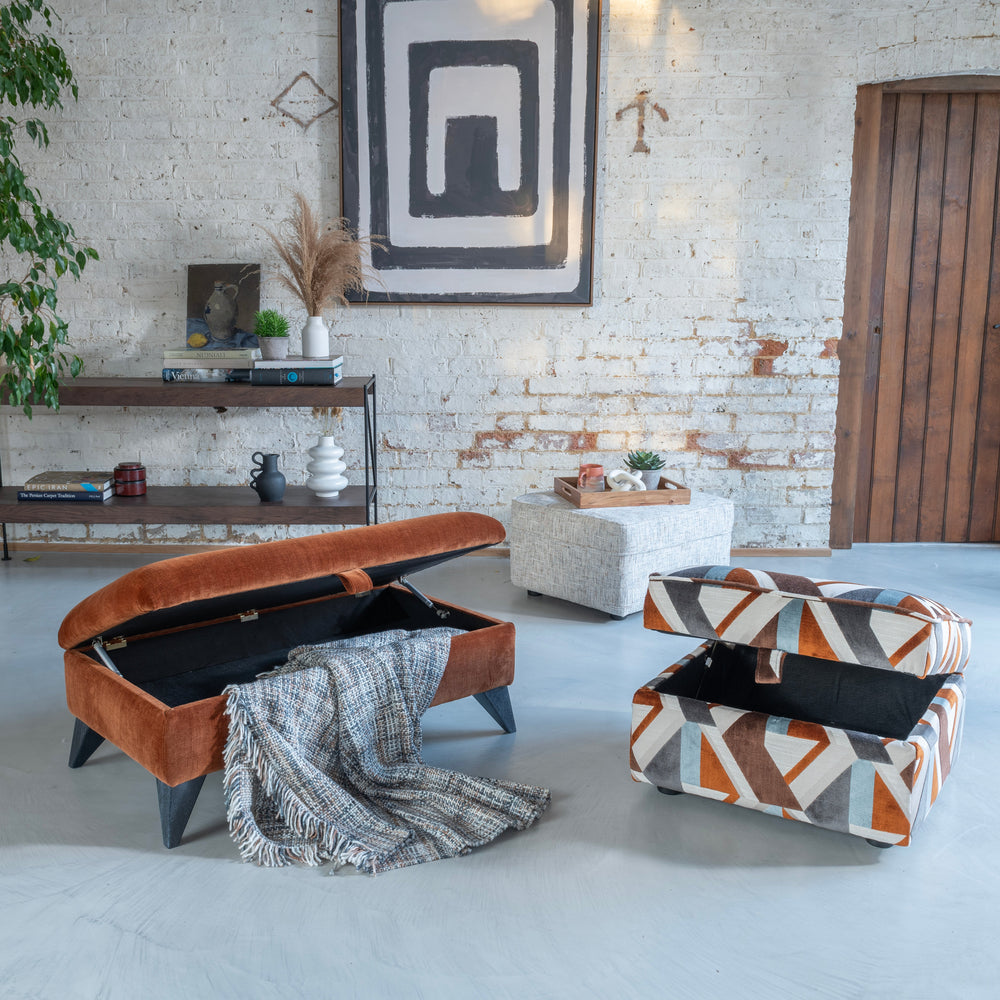 Alstons Ottoman Stool Nevada Storage Stool