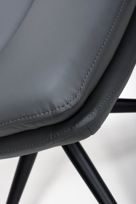 Furniture Link Dining Bench Nobo Grey Swivel Dining Chair (Sold in Pairs)