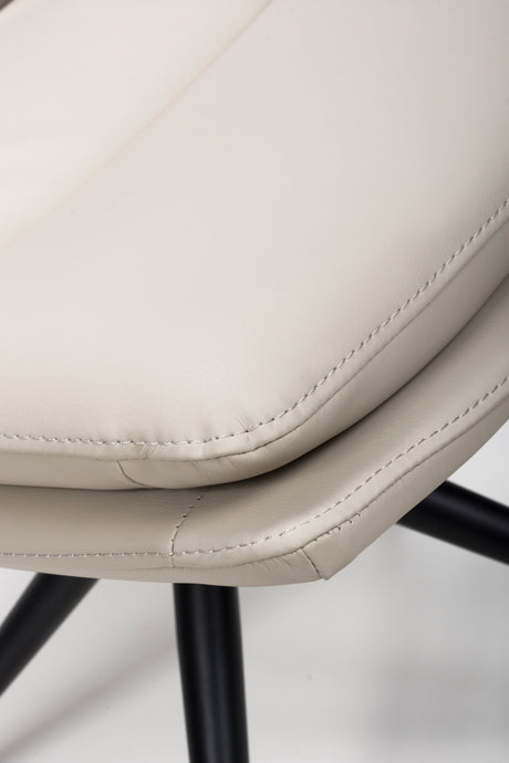 Furniture Link Dining Chair Nobo Taupe Swivel Dining Chair (Sold in Pairs)