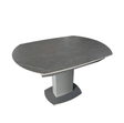 Torelli Dining Table DefaultTitle Olivia Matt Ceramic Swivel Ext Dining Table Grey 119 to 178cm