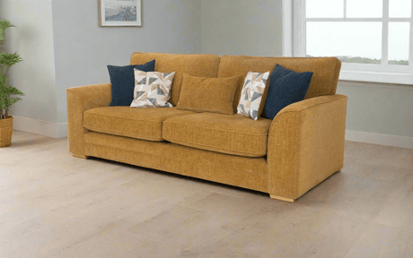 Lebus 3 Seater Sofa Cinnamon / Oak Oscar 3 Seater Sofa