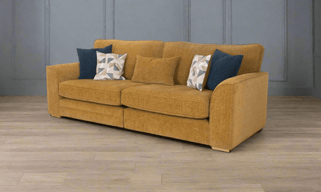 Lebus 4 Seater Sofa Cinnamon / Oak Oscar 4 Seater Sofa