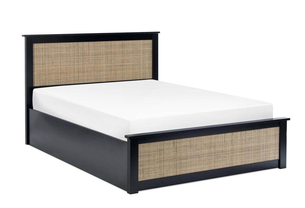 Julian Bowen Bed Padstow Ottoman 135Cm Double Bed - Black