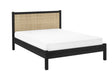 Julian Bowen Bed Padstow Rattan 135Cm Double Bed - Black