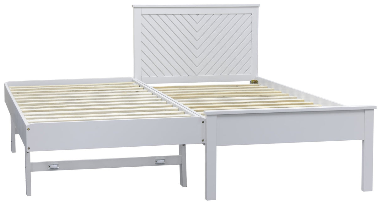 Kyoto Bed DefaultTitle Painted Chevron Guest Bed