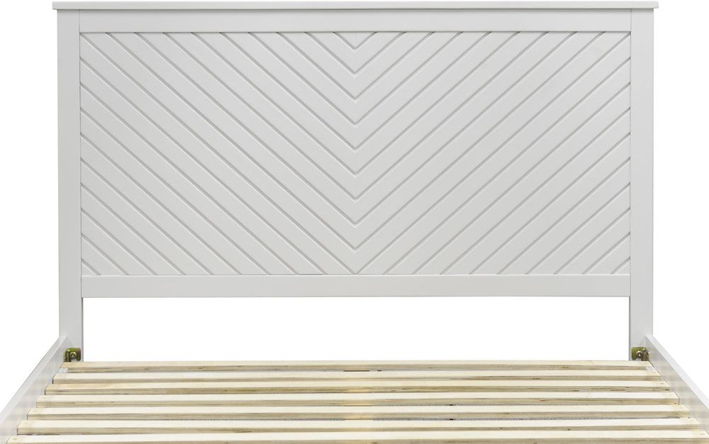 Kyoto Bed Painted Shaker Chevron Bed