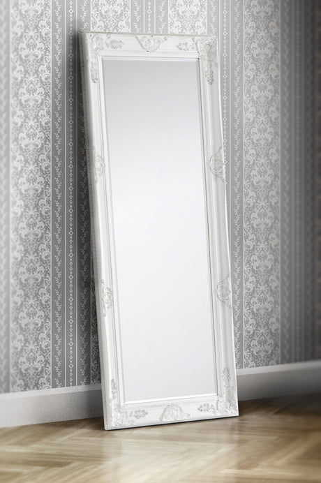 Julian Bowen Mirror Palais White Lean-To Dress Mirror