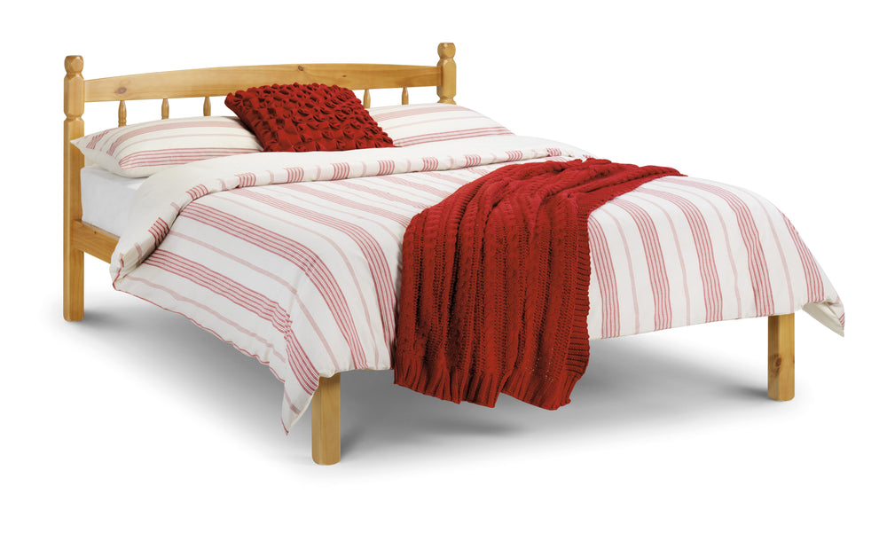 Julian Bowen Bed Pickwick Pine 135cm Double Bed