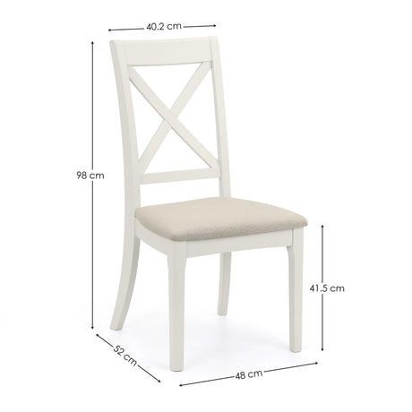 Julian Bowen Dining Chairs Provence Dining Chairs - Sold in pairs