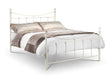 Julian Bowen Bed Rebecca 135cm Double Bed - Stone White