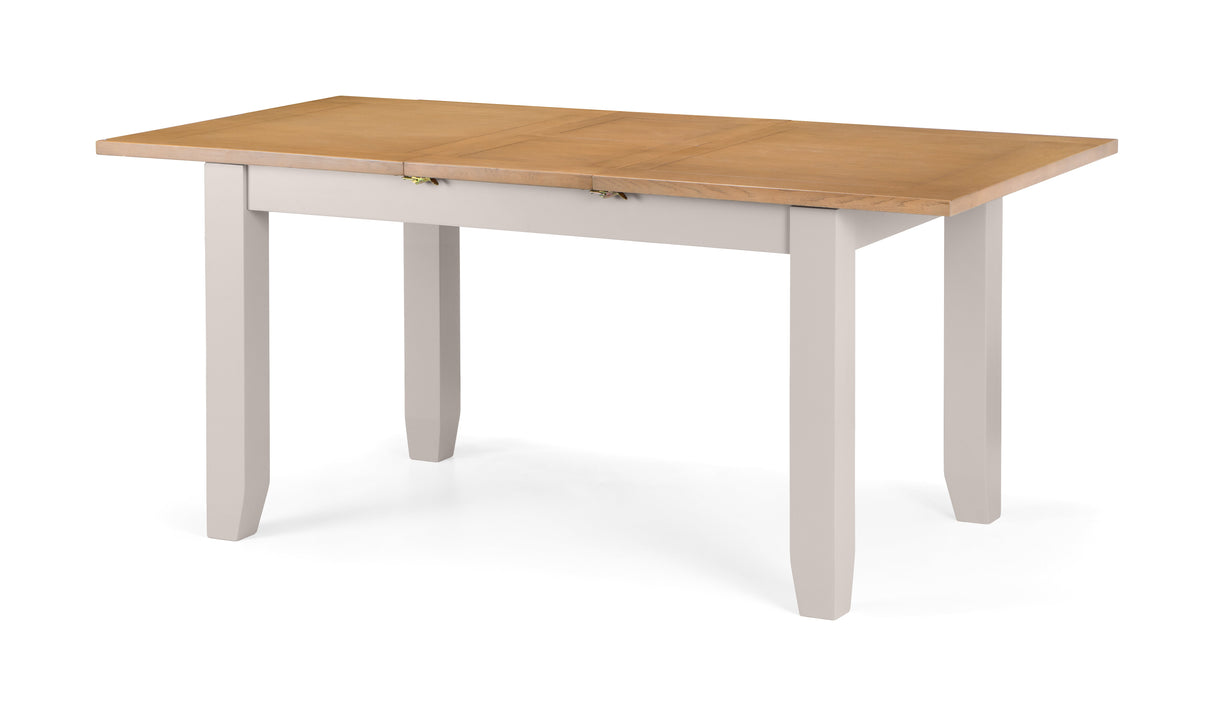 Julian Bowen Dining Tables Richmond Extending Dining Table - Elephant Grey/Pale Oak