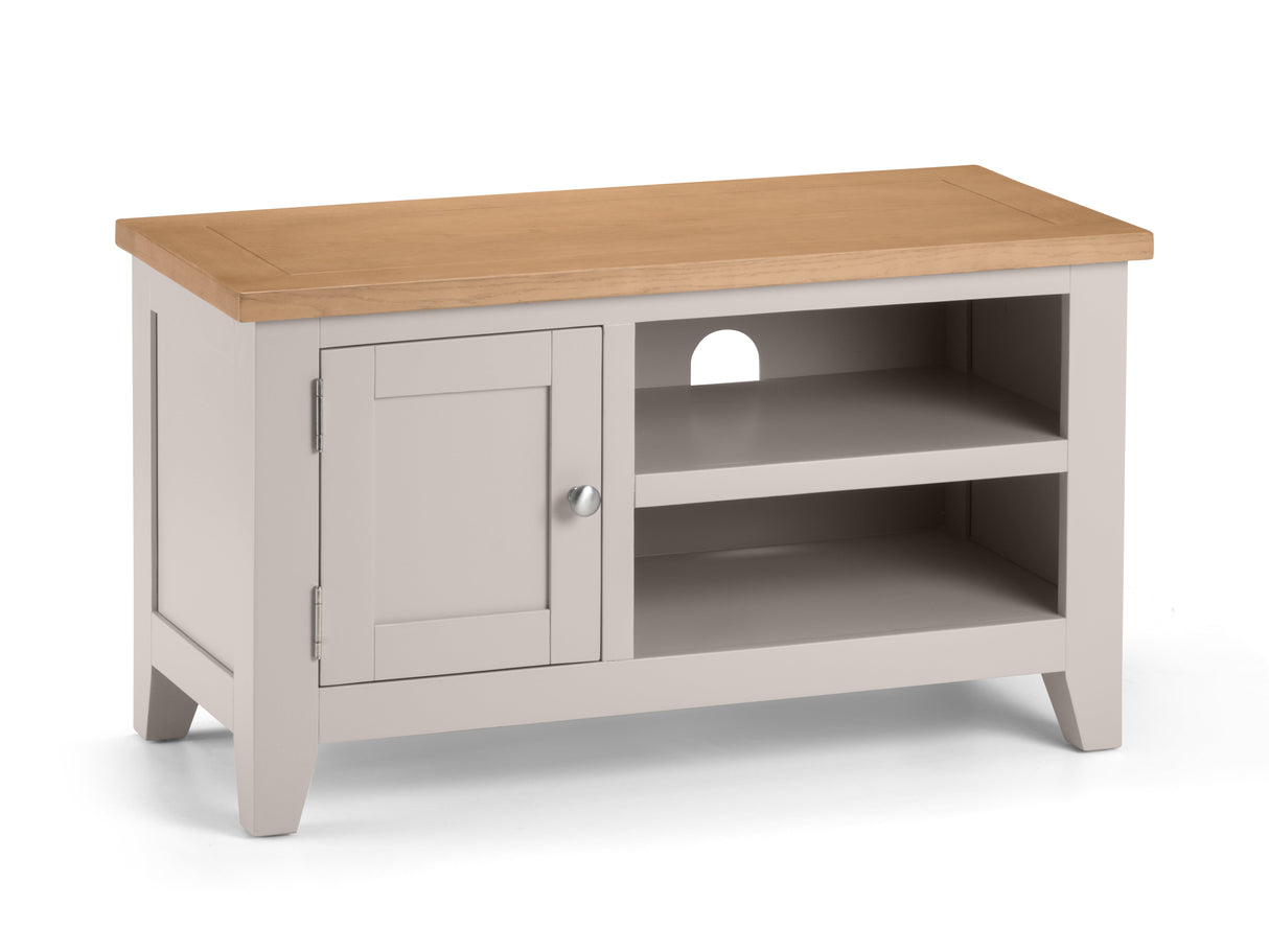 Julian Bowen TV Units Richmond Tv Unit - Elephant Grey/Pale Oak