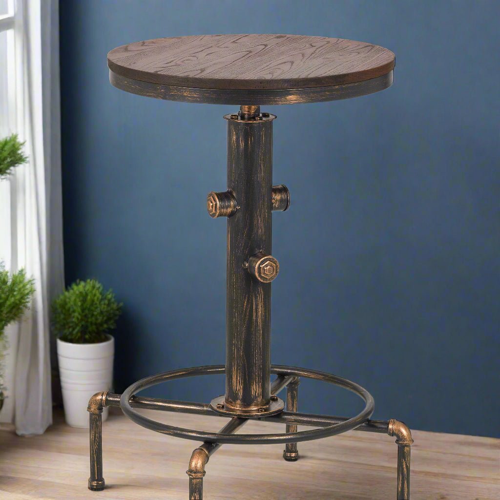 Julian Bowen Bar Tables Rockport Pipework Bar Table