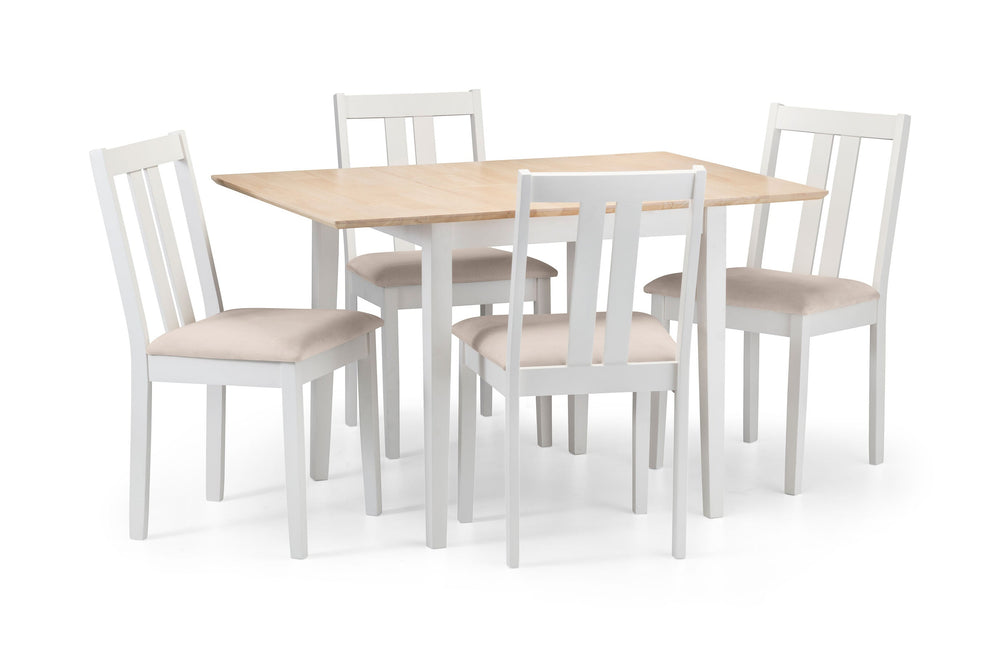 Julian Bowen Dining Chairs Rufford Ivory Chairs - Sold in pairs