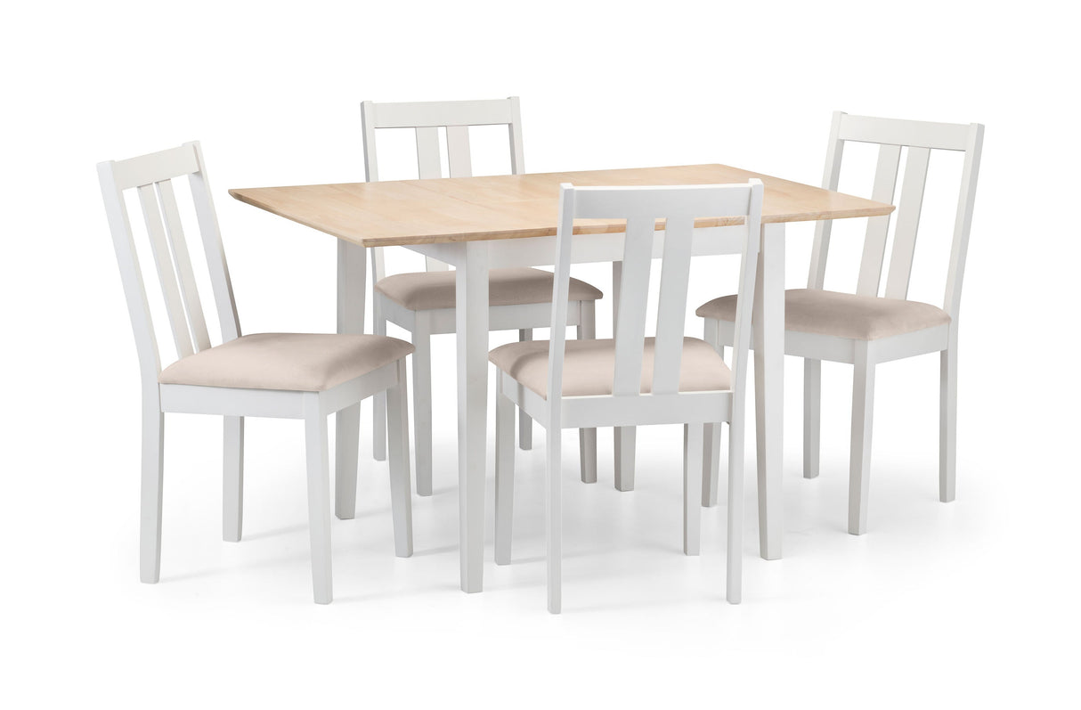 Julian Bowen Dining Chairs Rufford Ivory Chairs - Sold in pairs