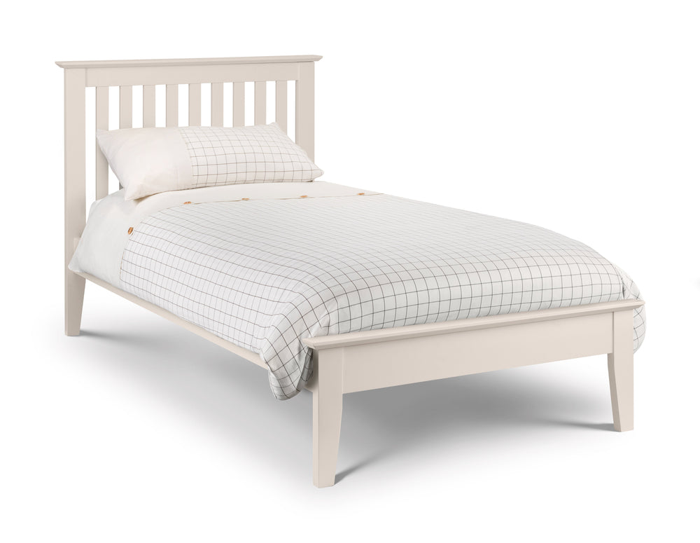 Julian Bowen Bed Salerno 90cm Single Bed - Ivory