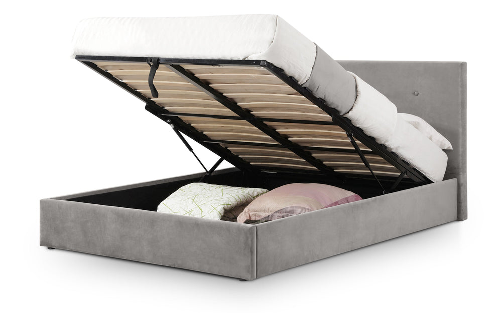 Julian Bowen Bed Shoreditch Ottoman Storage 150cm King Bed