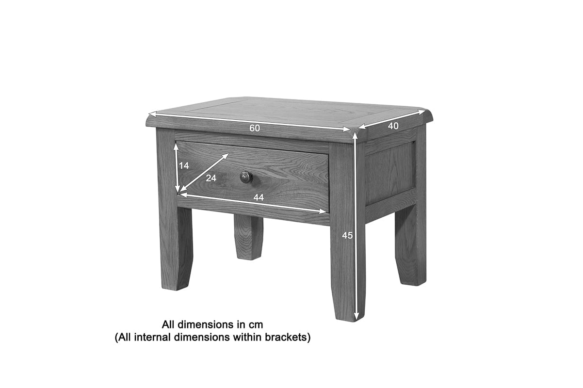 Your Home Style Side Table Shrewton Side Table with Drawer