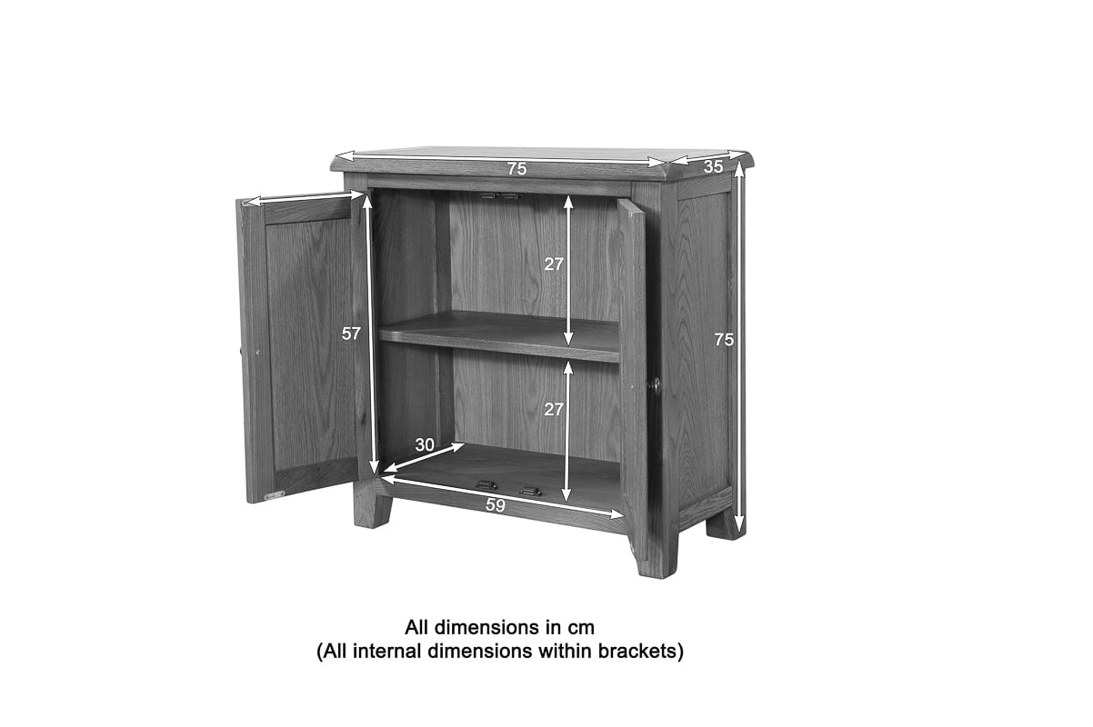 Your Home Style Cabinet Shrewton Small Cabinet with 2 Doors