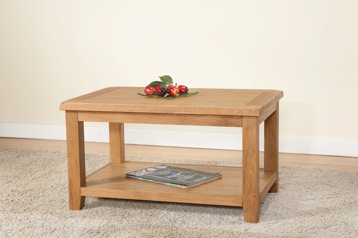 Your Home Style Coffee Table Shrewton Standard Coffee Table with Shelf