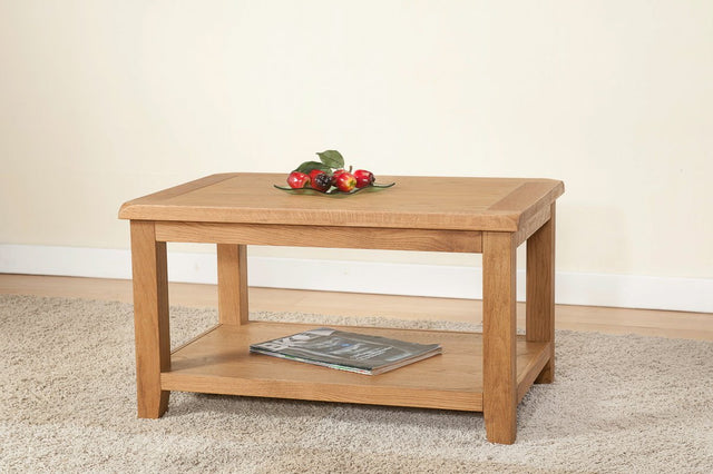 Your Home Style Coffee Table Shrewton Standard Coffee Table with Shelf