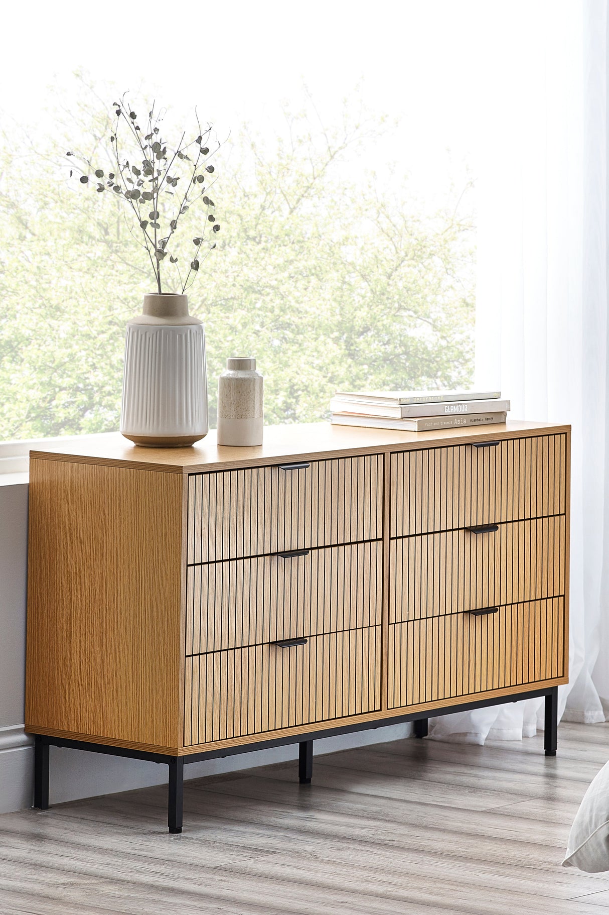 Julian Bowen Chests Sia 6 Drawer Chest