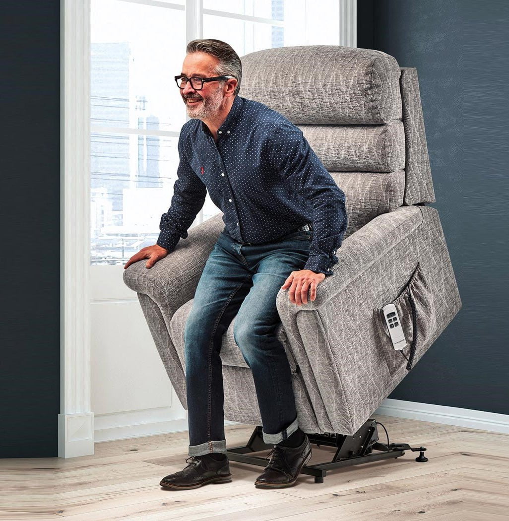 Small sherborne comfi sit riser recliner chair vat exempt free delivery