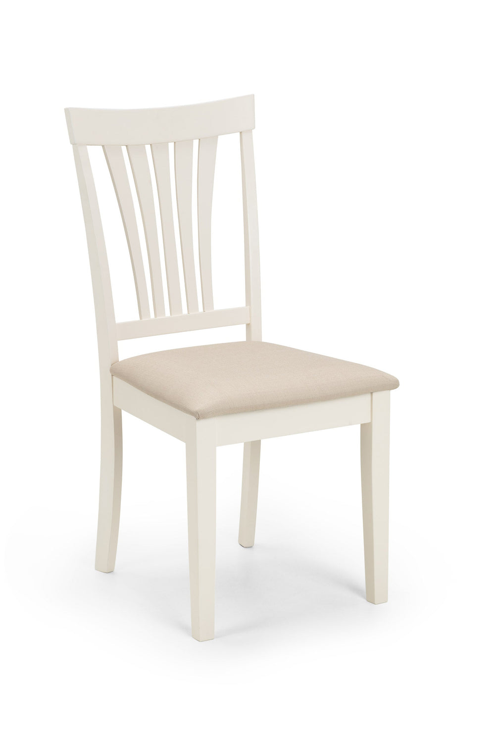 Julian Bowen Dining Chairs Stanmore Ivory Chairs - Sold in pairs